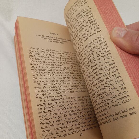 Dale Carnegie How To Enjoy Your Life And Your Job VINTGE 4th EDITION Pocket - Picture 5 of 10